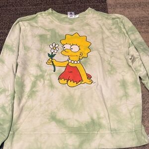 Lisa Simpson Tie-Dye Sweatshirt
